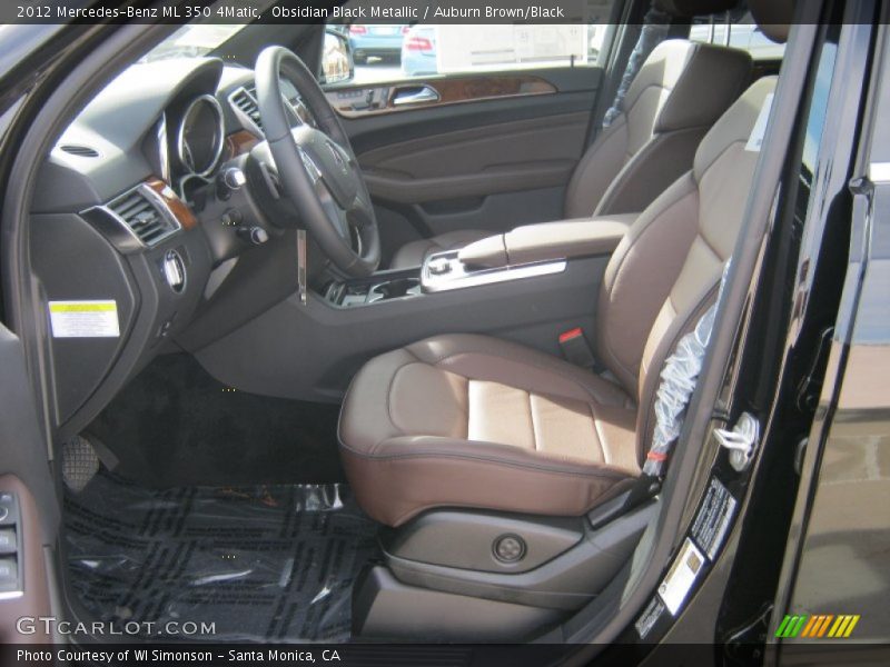  2012 ML 350 4Matic Auburn Brown/Black Interior