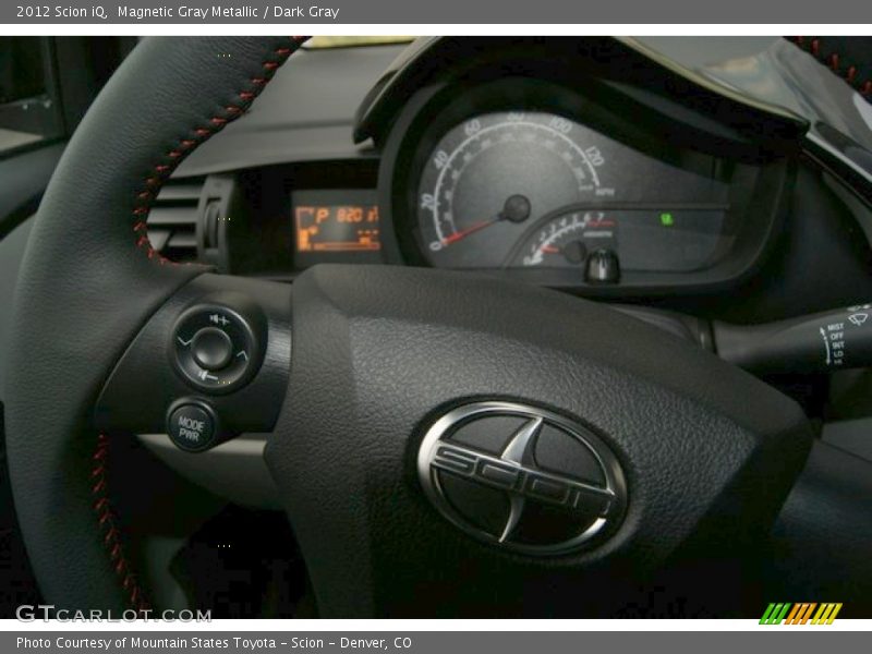 Magnetic Gray Metallic / Dark Gray 2012 Scion iQ
