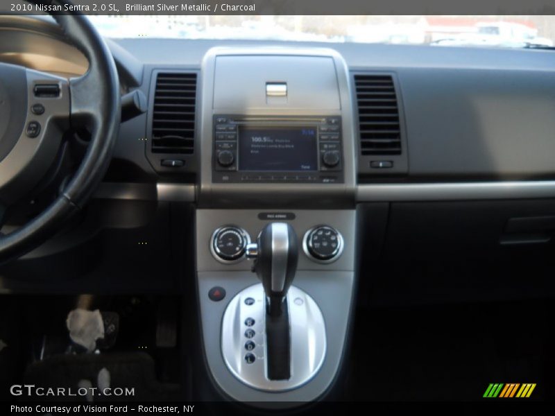 Brilliant Silver Metallic / Charcoal 2010 Nissan Sentra 2.0 SL