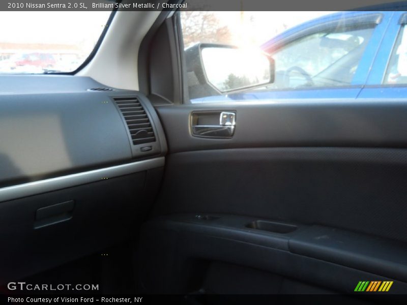 Brilliant Silver Metallic / Charcoal 2010 Nissan Sentra 2.0 SL