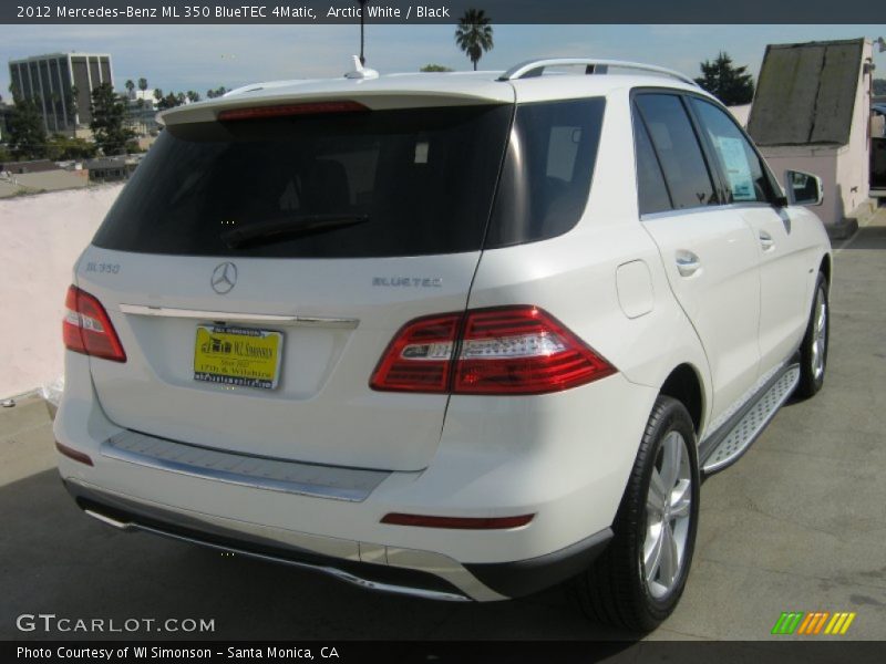 Arctic White / Black 2012 Mercedes-Benz ML 350 BlueTEC 4Matic
