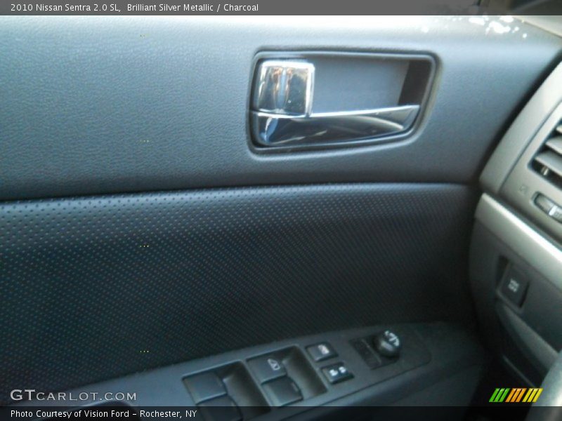 Brilliant Silver Metallic / Charcoal 2010 Nissan Sentra 2.0 SL