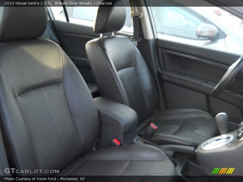 Brilliant Silver Metallic / Charcoal 2010 Nissan Sentra 2.0 SL