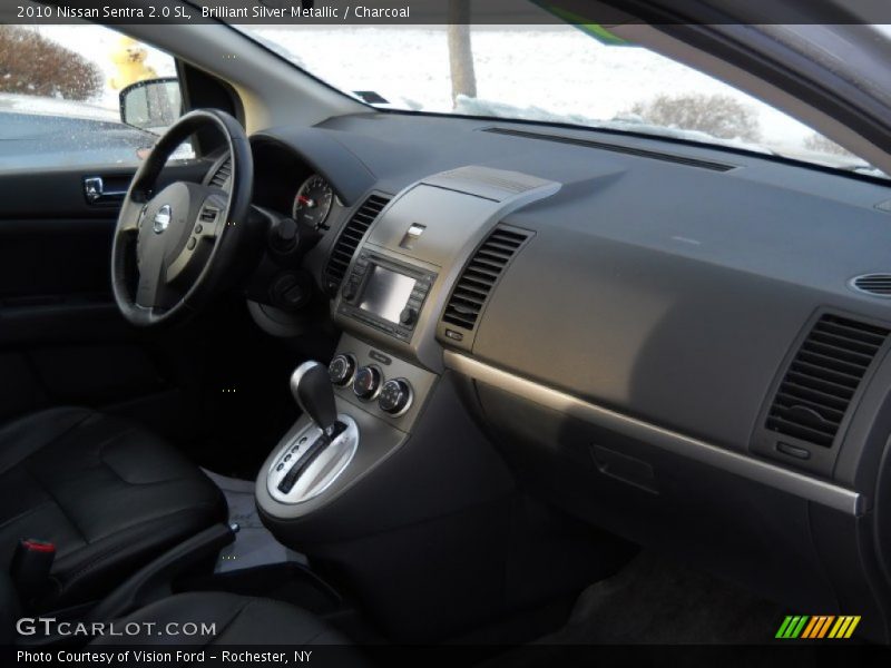 Brilliant Silver Metallic / Charcoal 2010 Nissan Sentra 2.0 SL