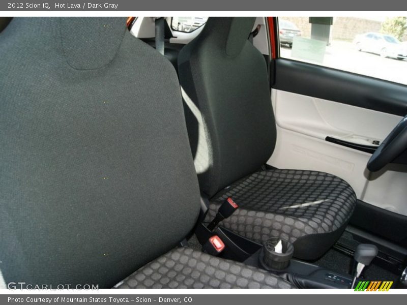 Hot Lava / Dark Gray 2012 Scion iQ