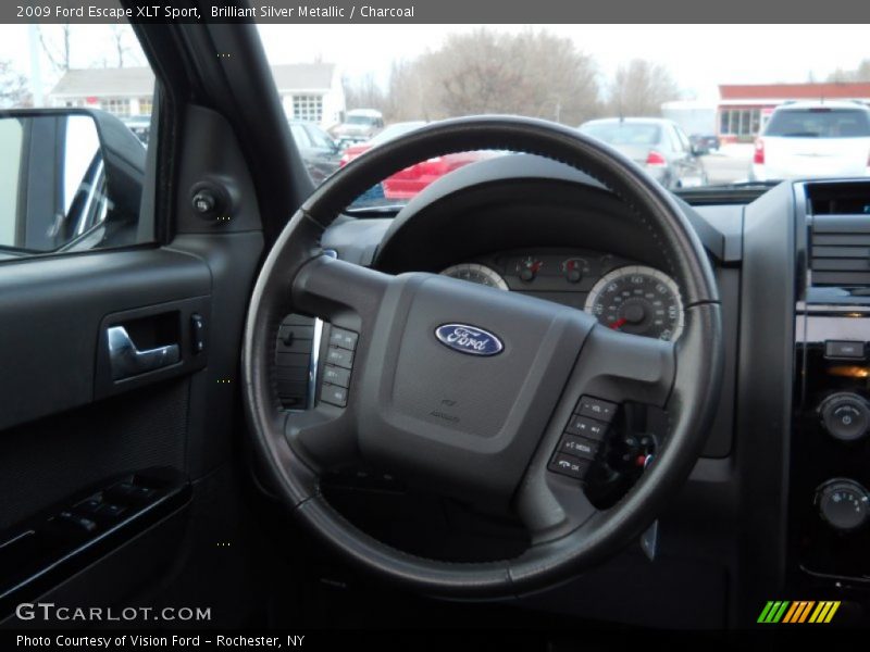 Brilliant Silver Metallic / Charcoal 2009 Ford Escape XLT Sport