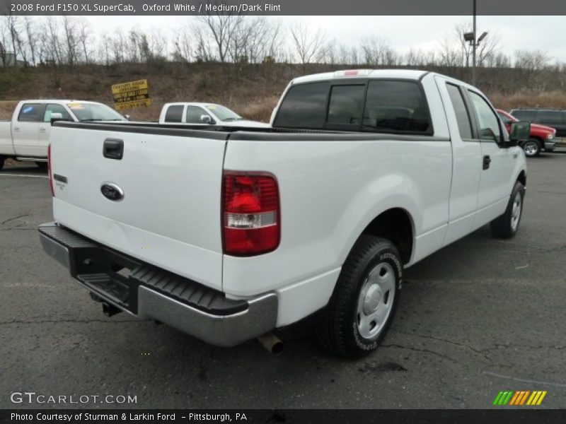 Oxford White / Medium/Dark Flint 2008 Ford F150 XL SuperCab