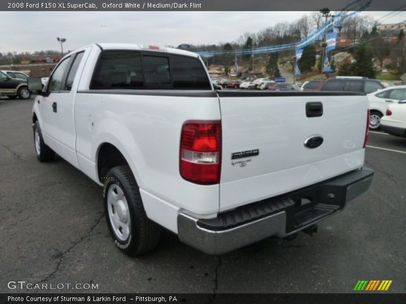 Oxford White / Medium/Dark Flint 2008 Ford F150 XL SuperCab