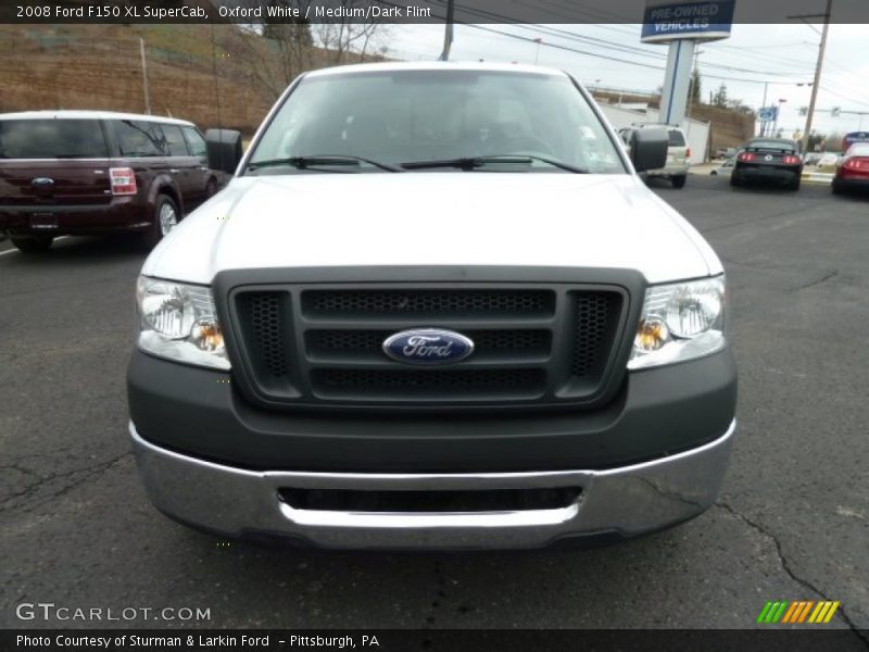 Oxford White / Medium/Dark Flint 2008 Ford F150 XL SuperCab