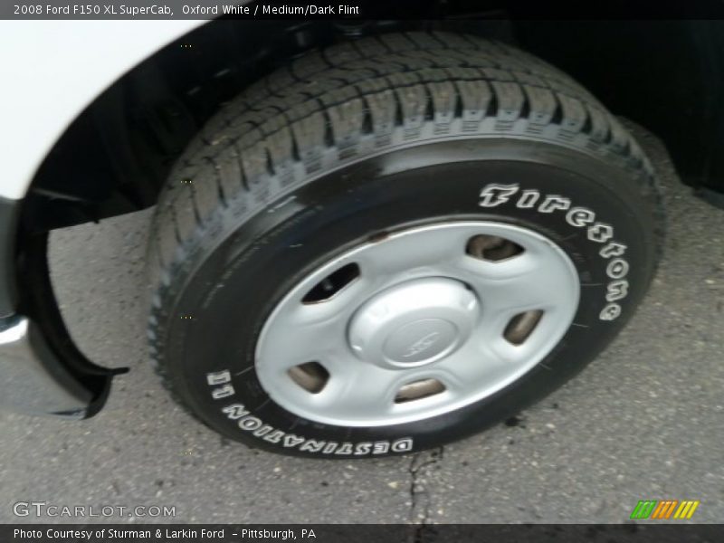 Oxford White / Medium/Dark Flint 2008 Ford F150 XL SuperCab