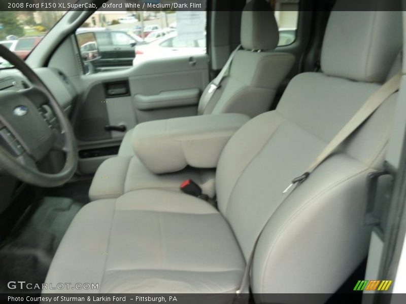 Oxford White / Medium/Dark Flint 2008 Ford F150 XL SuperCab