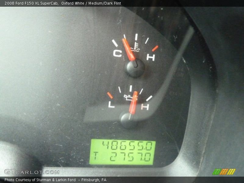 Oxford White / Medium/Dark Flint 2008 Ford F150 XL SuperCab