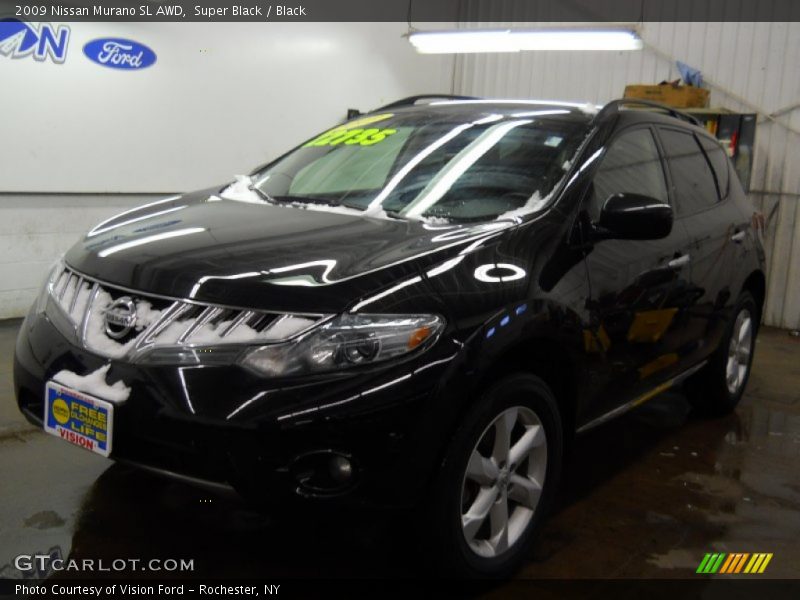Super Black / Black 2009 Nissan Murano SL AWD