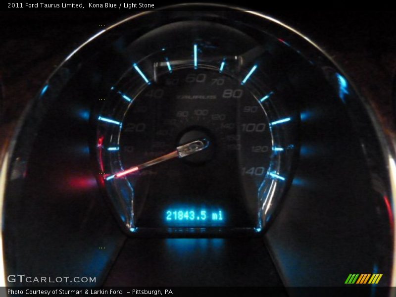 Kona Blue / Light Stone 2011 Ford Taurus Limited