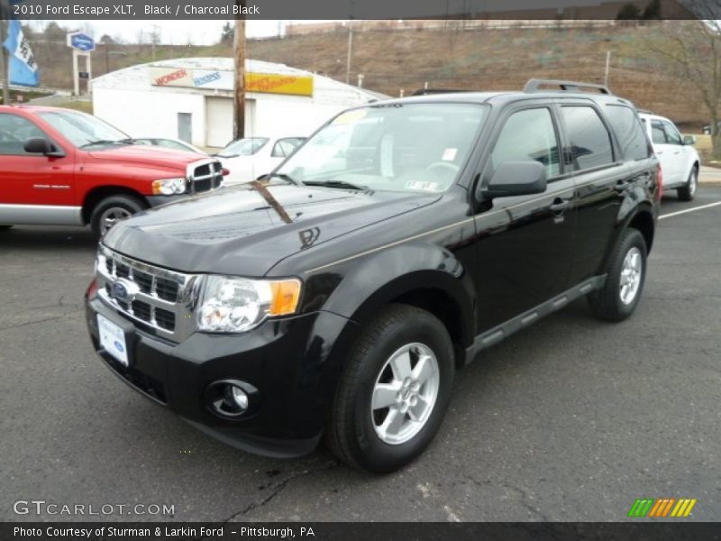 Black / Charcoal Black 2010 Ford Escape XLT