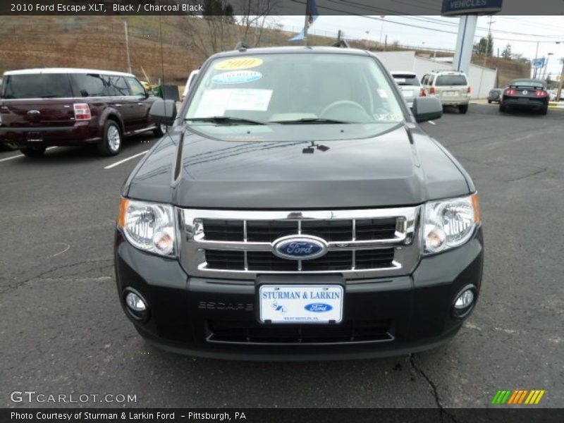 Black / Charcoal Black 2010 Ford Escape XLT