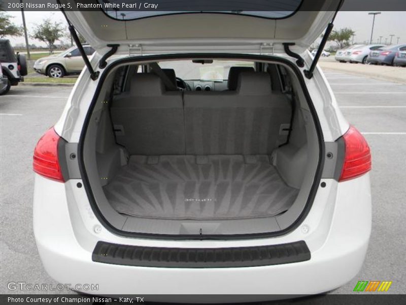 Phantom White Pearl / Gray 2008 Nissan Rogue S