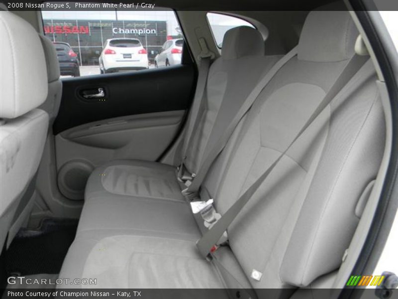 Phantom White Pearl / Gray 2008 Nissan Rogue S