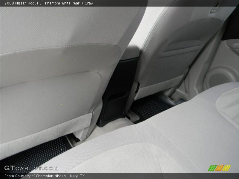 Phantom White Pearl / Gray 2008 Nissan Rogue S