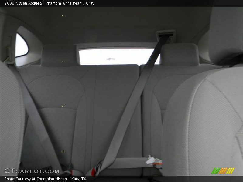Phantom White Pearl / Gray 2008 Nissan Rogue S