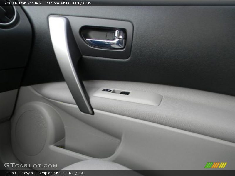 Phantom White Pearl / Gray 2008 Nissan Rogue S