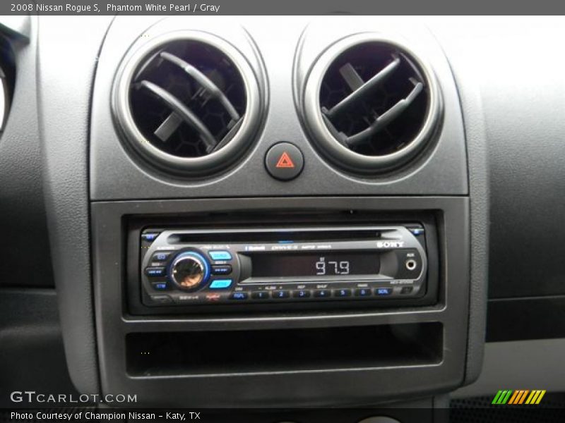 Phantom White Pearl / Gray 2008 Nissan Rogue S