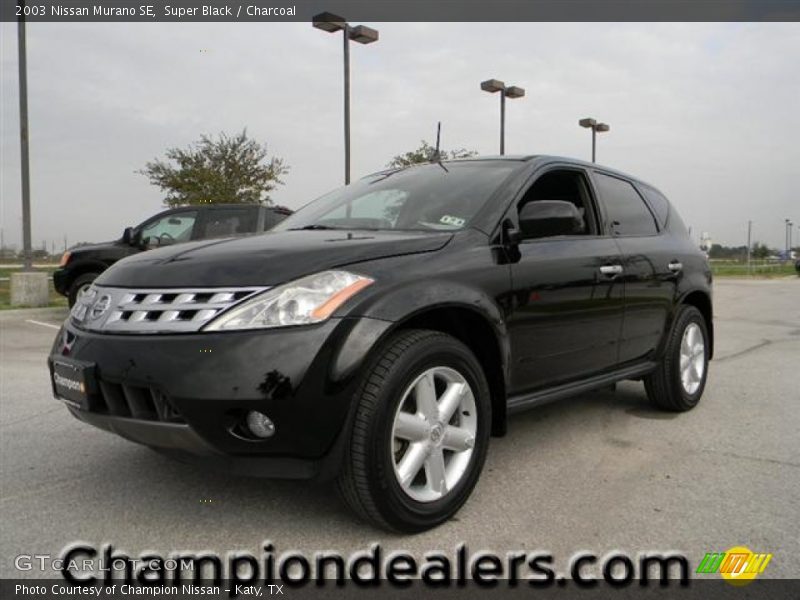 Super Black / Charcoal 2003 Nissan Murano SE