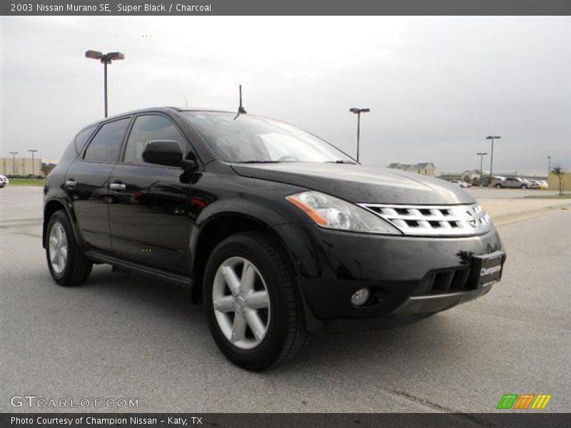 Super Black / Charcoal 2003 Nissan Murano SE