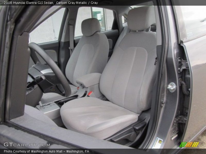 Carbon Gray Metallic / Gray 2008 Hyundai Elantra GLS Sedan