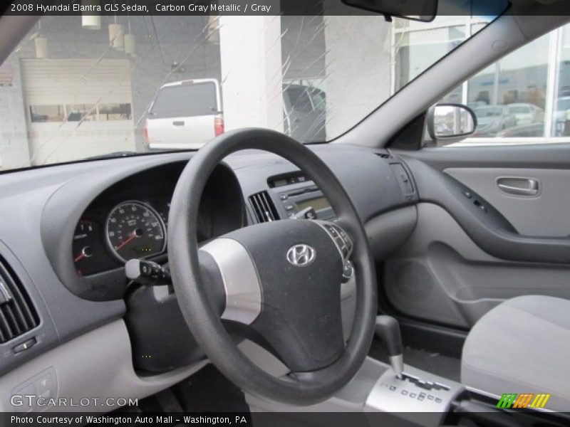Carbon Gray Metallic / Gray 2008 Hyundai Elantra GLS Sedan