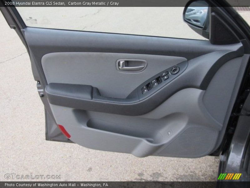 Carbon Gray Metallic / Gray 2008 Hyundai Elantra GLS Sedan