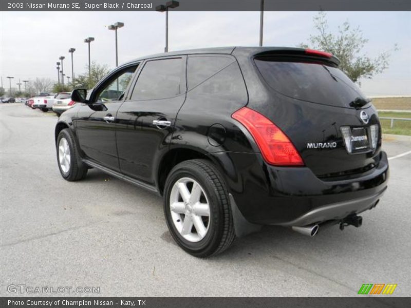 Super Black / Charcoal 2003 Nissan Murano SE