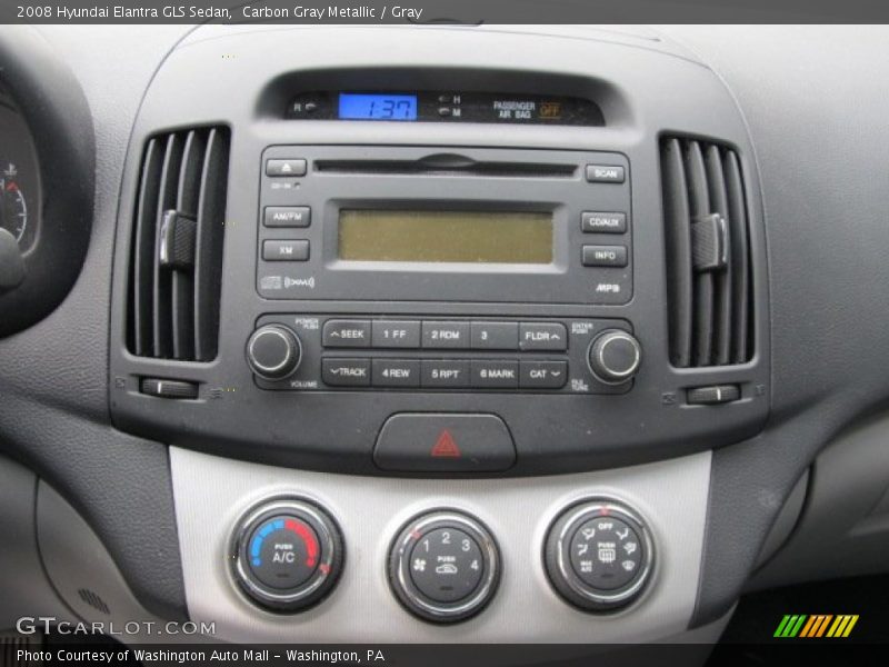 Carbon Gray Metallic / Gray 2008 Hyundai Elantra GLS Sedan