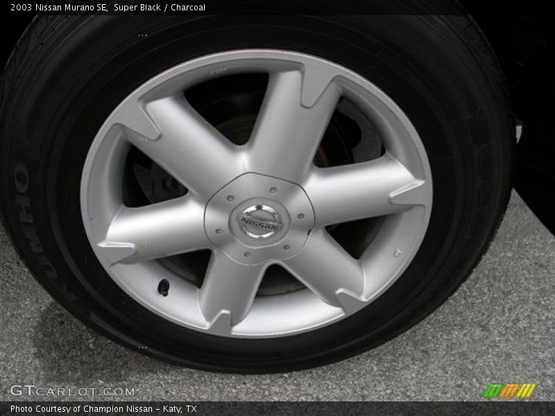 Super Black / Charcoal 2003 Nissan Murano SE