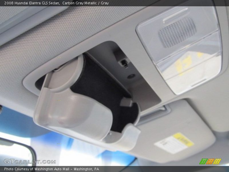 Carbon Gray Metallic / Gray 2008 Hyundai Elantra GLS Sedan