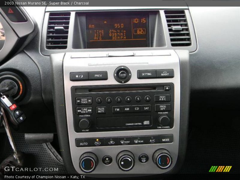 Super Black / Charcoal 2003 Nissan Murano SE