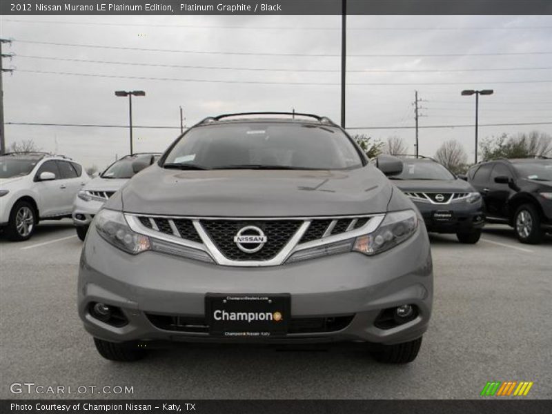 Platinum Graphite / Black 2012 Nissan Murano LE Platinum Edition