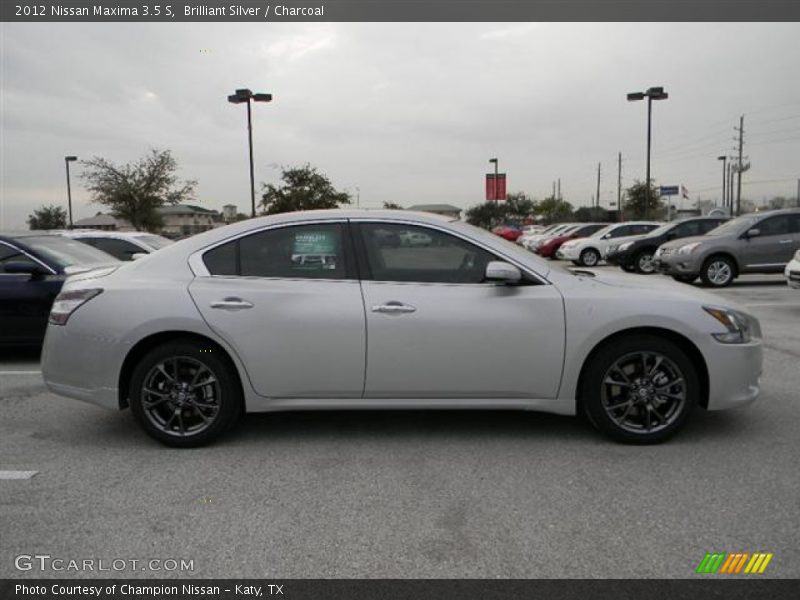 Brilliant Silver / Charcoal 2012 Nissan Maxima 3.5 S