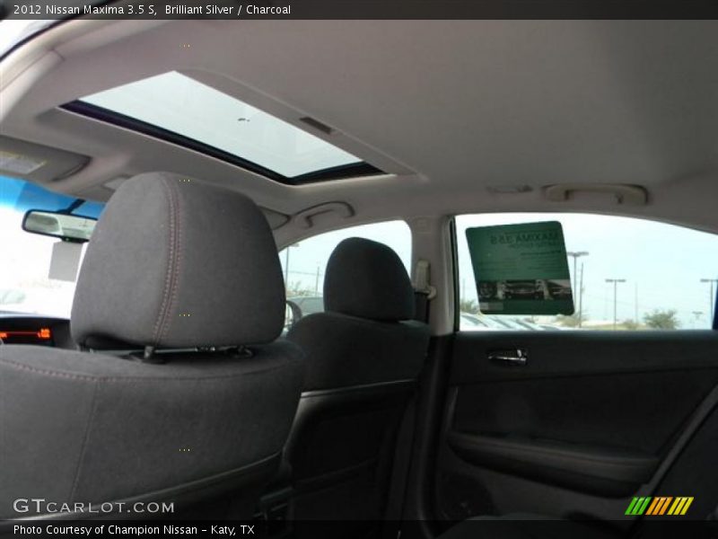 Brilliant Silver / Charcoal 2012 Nissan Maxima 3.5 S