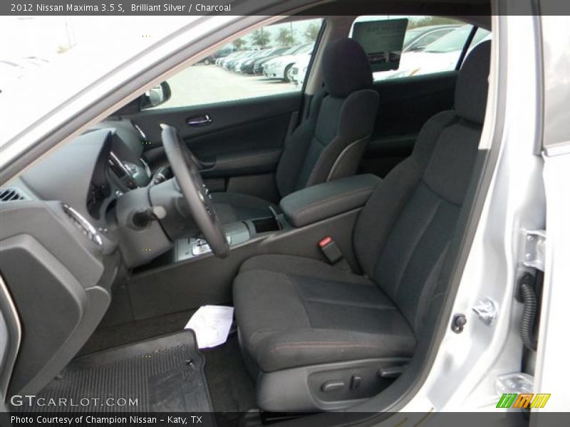  2012 Maxima 3.5 S Charcoal Interior