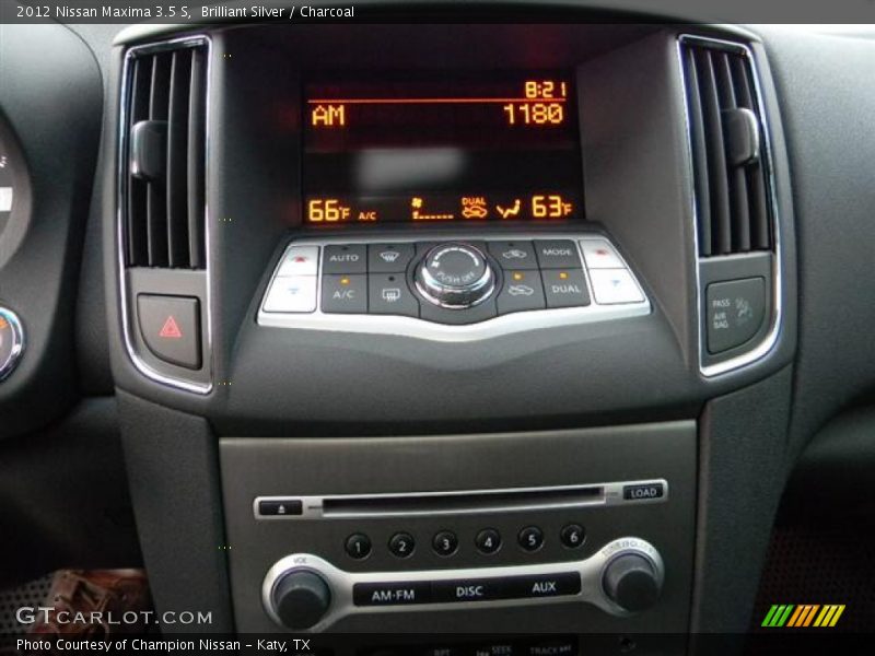 Controls of 2012 Maxima 3.5 S