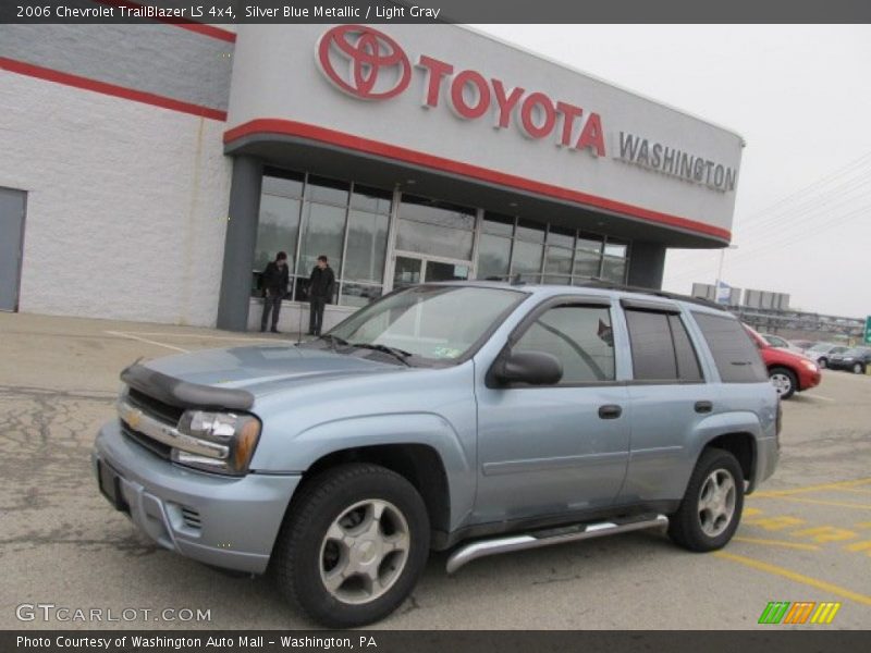 Silver Blue Metallic / Light Gray 2006 Chevrolet TrailBlazer LS 4x4