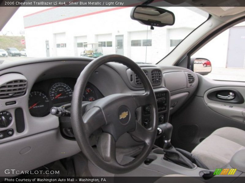 Silver Blue Metallic / Light Gray 2006 Chevrolet TrailBlazer LS 4x4