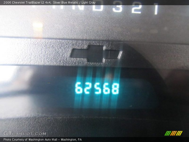 Silver Blue Metallic / Light Gray 2006 Chevrolet TrailBlazer LS 4x4
