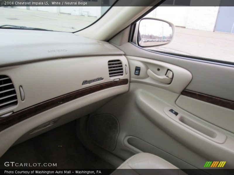 White / Neutral Beige 2004 Chevrolet Impala LS