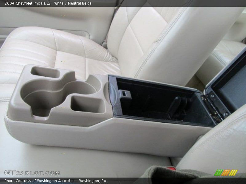 White / Neutral Beige 2004 Chevrolet Impala LS