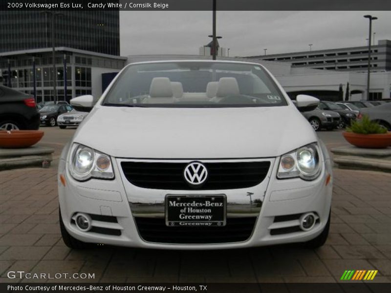 Candy White / Cornsilk Beige 2009 Volkswagen Eos Lux