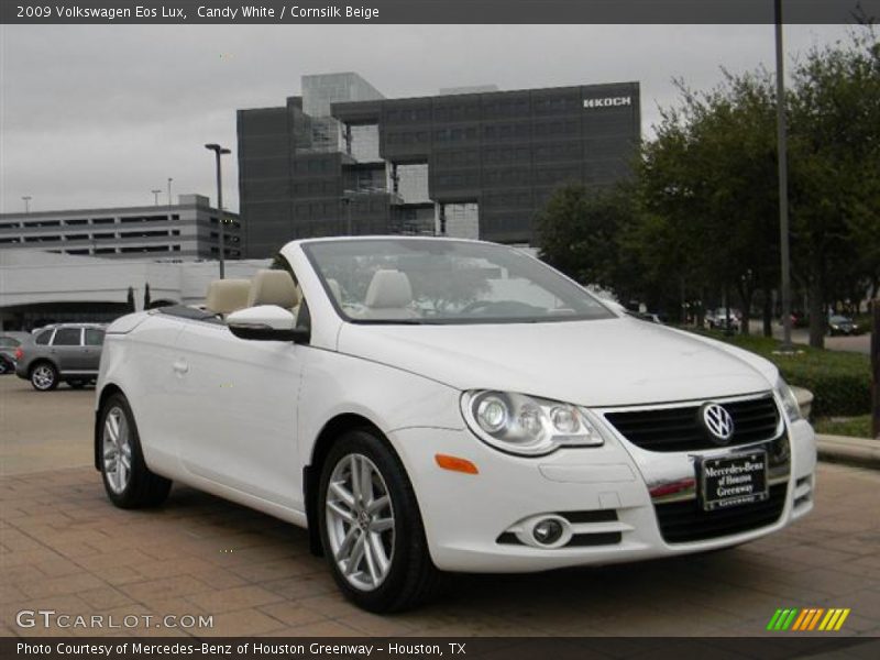 Candy White / Cornsilk Beige 2009 Volkswagen Eos Lux