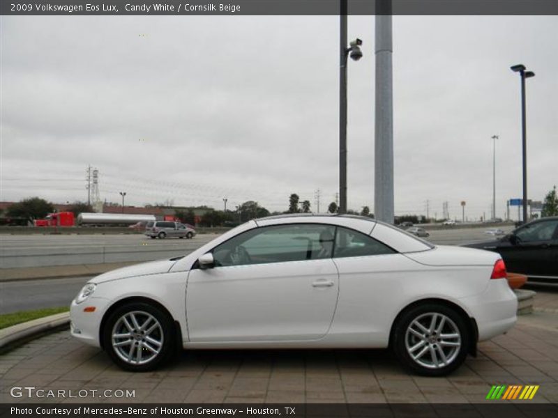 Candy White / Cornsilk Beige 2009 Volkswagen Eos Lux