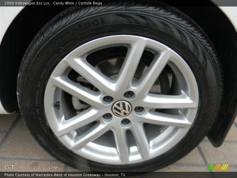 Candy White / Cornsilk Beige 2009 Volkswagen Eos Lux